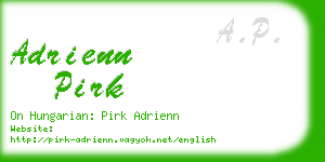 adrienn pirk business card